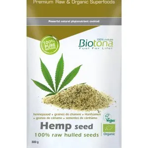 Biotona Hemp Raw Hulled Seeds Bio (300 gr)