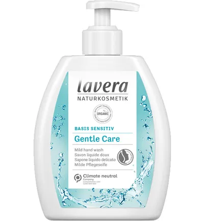 Lavera Basis Sensitiv handzeep/savon liquide EN-FR-IT-DE (250 ml)