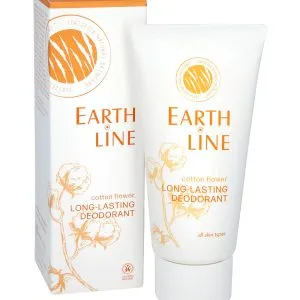 Earth-Line Long lasting deodorant cotton flower (50 ml)