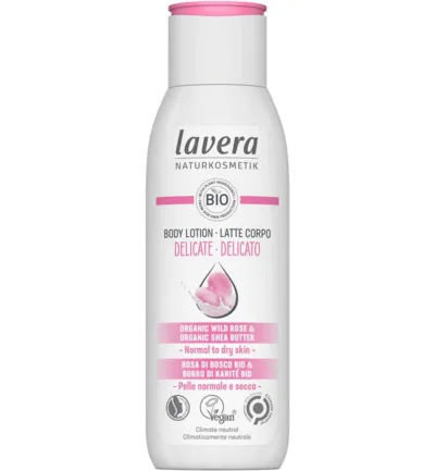 Lavera Bodylotion delicate bio EN-IT (200 ml)