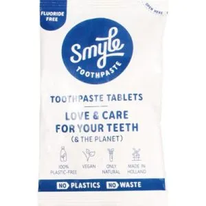 Smyle Tandpastatabletten zonder Fluoride Navulling (65 stuks)