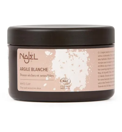 Najel Aleppo gezichtsmasker witte klei (90 gr)