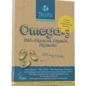 Testa Omega 3 Algenolie 250Mg Dha Vegan Nl/De/En (60 softgels)