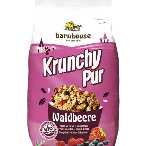 Barnhouse Krunchy Pur Bosbes Bio (375 gr)