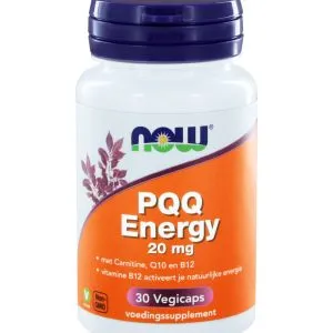 Now PQQ Energy 20 mg (30 vega capsules)