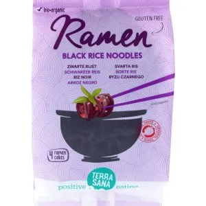 TerraSana Ramen zwarte rijst bio (280 gr)