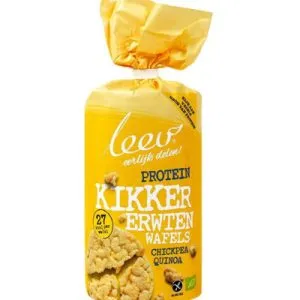 Leev Kikkererwten Wafels Glutenvrij Bio (100 gr)