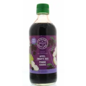Your Organic Nature Diksap appel zwarte bes bio (400 ml)