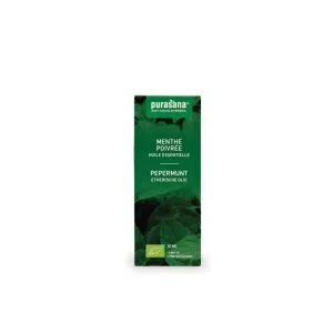 Purasana Pepermunt olie bio (10 ml)