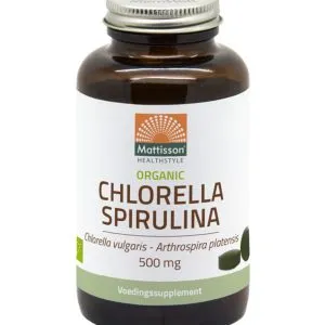 Mattisson Organic Chlorella Spirulina 500Mg Bio (240 tabletten)
