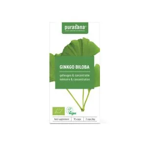 Purasana Ginkgo Biloba Vegan Bio (70 vega capsules)