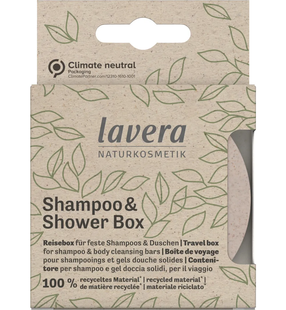 Lavera Shampoo & shower box leeg/boite de voyage (1 stuk)