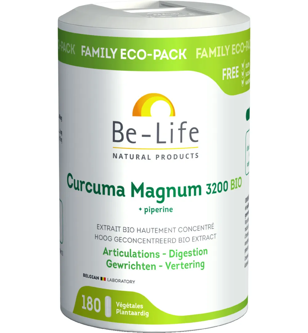 Be-Life Curcuma magnum 3200 & piperine bio (180 softgels)