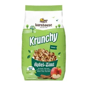 Barnhouse Krunchy Appel Kaneel Bio (375 gr)