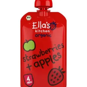 Ella's Kitchen Strawberries and apples 4+ maanden bio (120 gr)