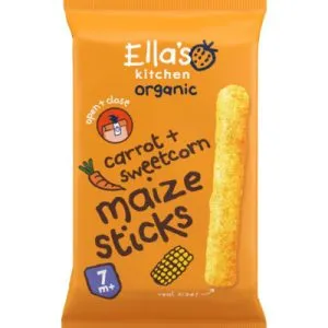 Ella'S Kitchen Maize Sticks Carrot Sweetcorn 7+ Maanden Bio (16 gr)