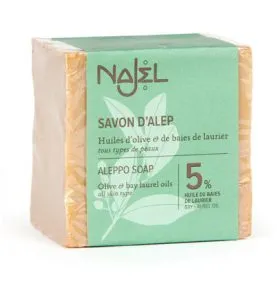 Najel Aleppo Olijf Zeep 5% Laurier (190 gr)