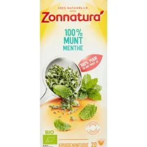 Zonnatura Munt Thee 100% Bio (20 stuks)