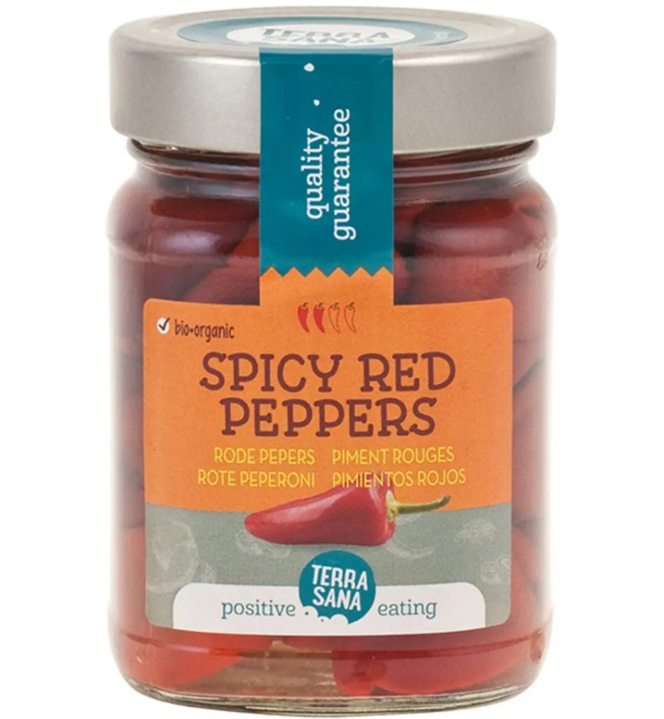 Terrasana Rode Pepers Spicy Bio (220 gr)