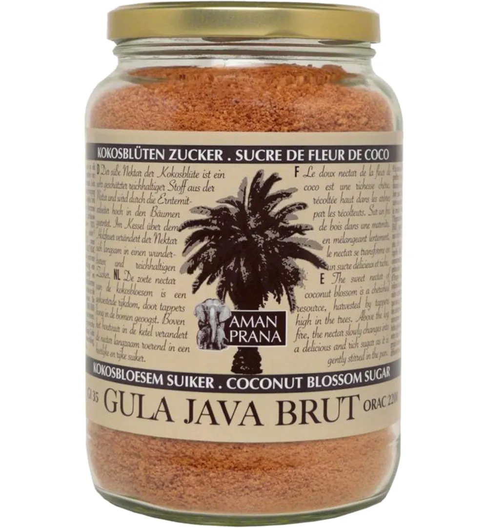 Amanprana Gula Java Brut Bio (1000 gr)