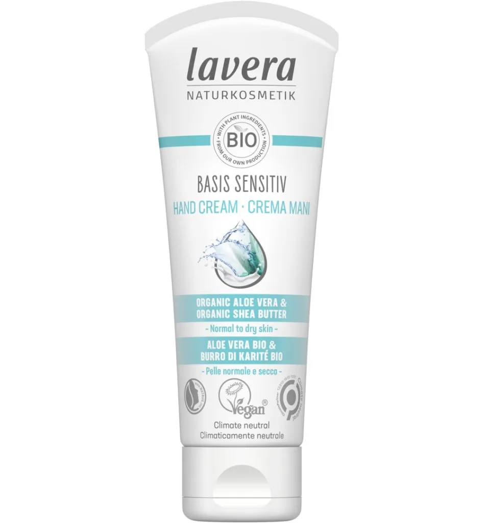 Lavera Basis Sensitiv handcreme/handcream bio EN-IT (75 ml)