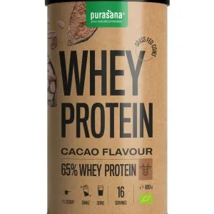 Purasana Whey proteine - cacao bio (400 gr)