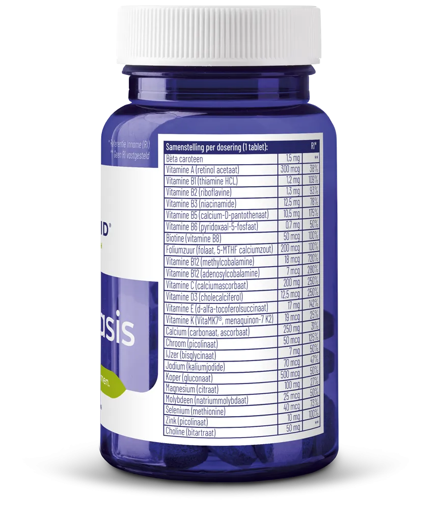 Vitakruid Multi Basis Met Natuurlijke Vormen (30 tabletten) - image 2