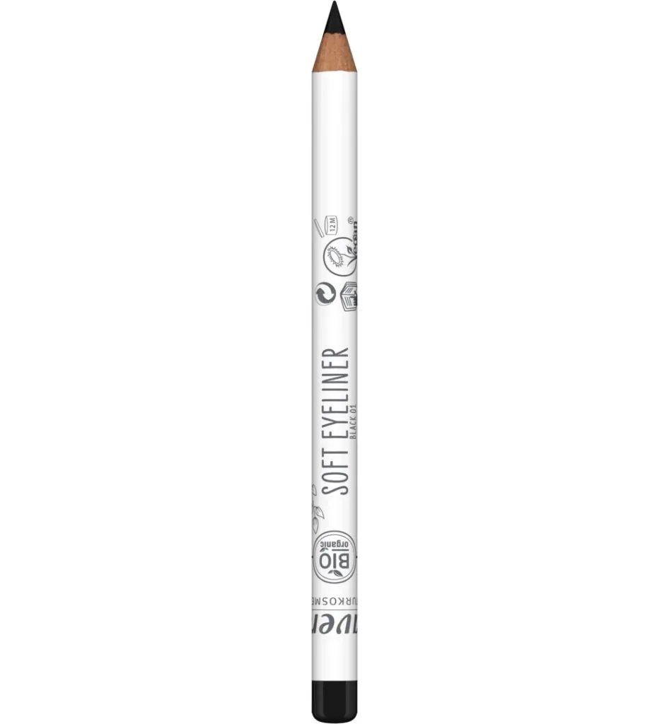 Lavera Soft eyeliner black 01 bio (1 stuk)