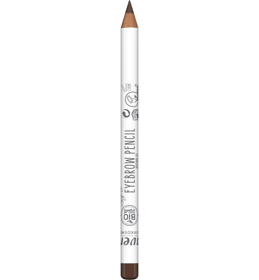 Lavera Eyebrow pencil/wenkbrauw potlood brown 1 bio (1 stuk)