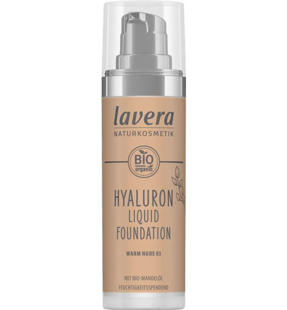 Lavera Hyaluron liquid foundation warm nude 03 bio (30 ml)
