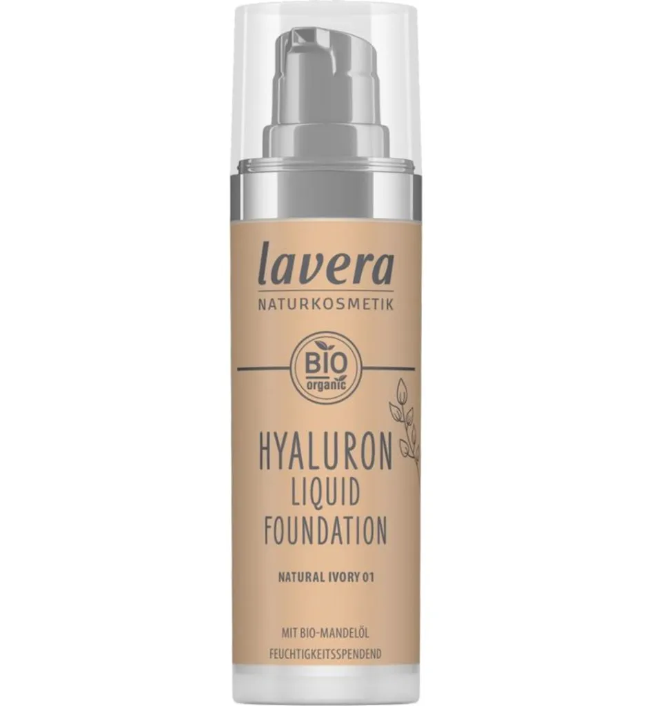 Lavera Hyaluron liquid foundation natural ivory 01 bio (30 ml)