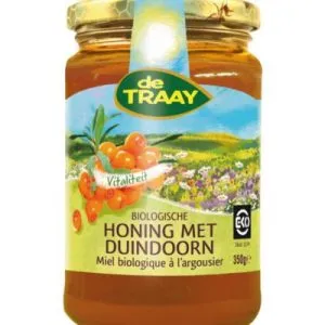 De Traay Honing met Duindoorn Bio (350 gr)
