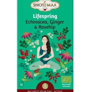 Shoti Maa Lifespring Echinacea, Ginger & Rosehip (16 stuks)