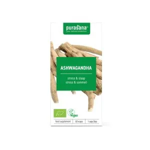 Purasana Ashwagandha Vegan Bio (60 vega capsules)
