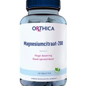 Orthica Magnesium Citraat 200 (120 tabletten)