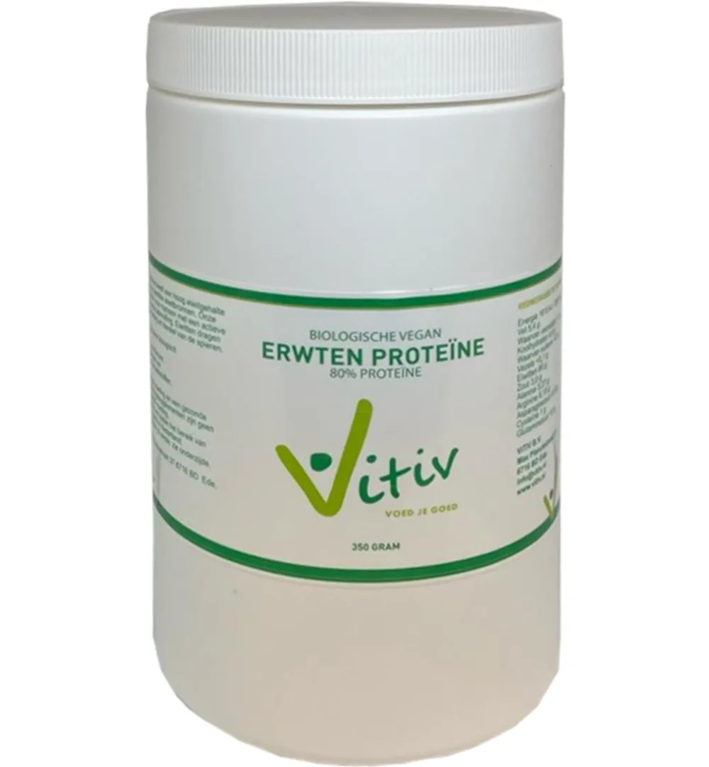 Vitiv Erwten Proteine 80% Vegan Bio (350 gr)