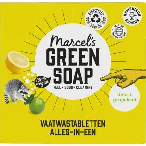 Marcel'S Green Soap Vaatwastabletten Grapefruit & Limoen All-In-One (25 stuks)
