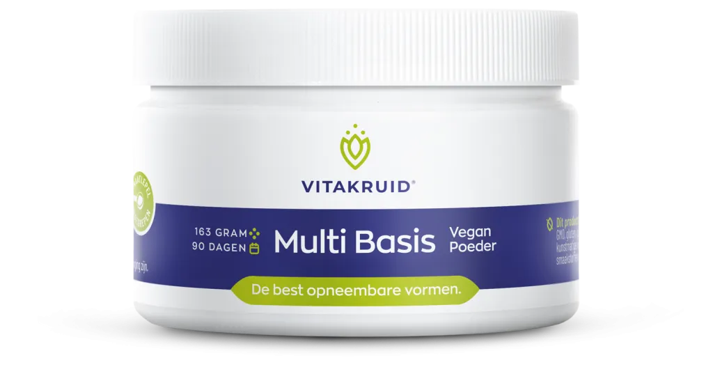 Vitakruid Multi Basis Vegan Poeder Met Natuurlijke Vormen (163 gr)