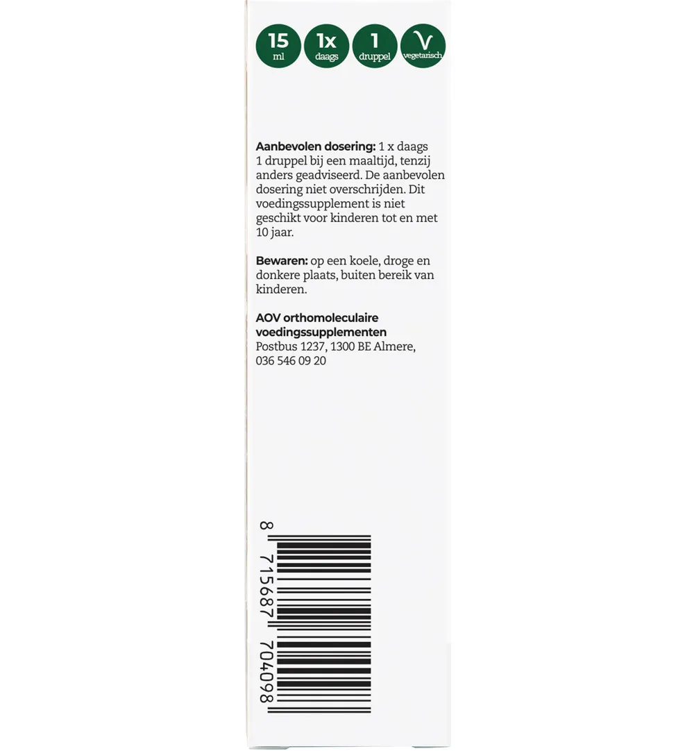 AOV 409 Vitamine D3 druppels (15 ml) - image 5