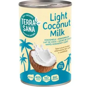 TerraSana Kokosmelk light 11% vet bio (400 ml)