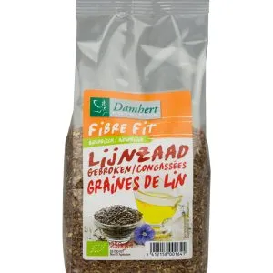 Damhert Gebroken Lijnzaad Bio (250 gr)