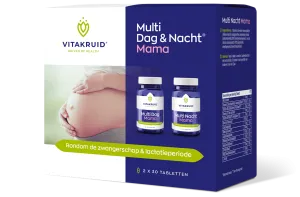 Vitakruid Multi Dag & Nacht Mama 100% Vegan (2 x 30 tabletten)