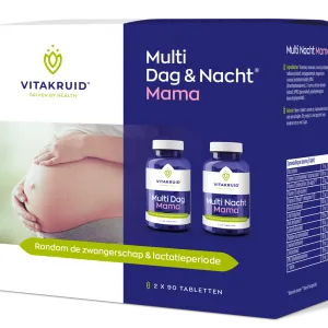 Vitakruid Multi Dag & Nacht Mama 100% Vegan (2 X 90 tabletten)
