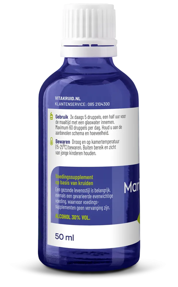 Vitakruid Mariadistel Complex Tinctuur 1:5 Met Oa Artisjok (50 ml) - image 2