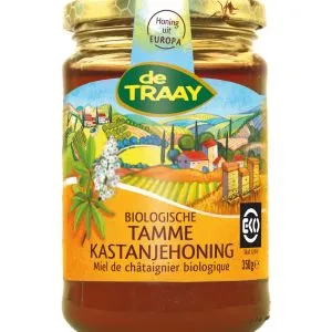 De Traay Kastanjehoning tamme bio (350 ml)