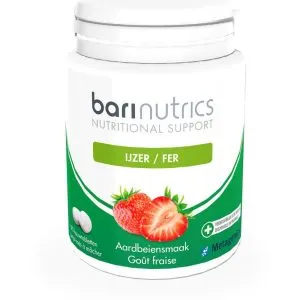 Barinutrics IJzer aardbei (90 tabletten)