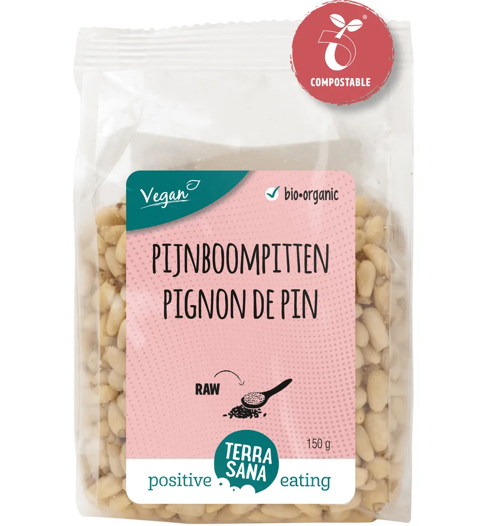 Terrasana Raw Pijnboompitten Bio (150 gr)