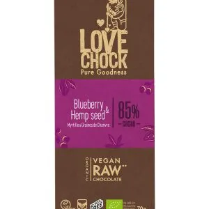 Lovechock Blueberry hempseed bio (70 gr)