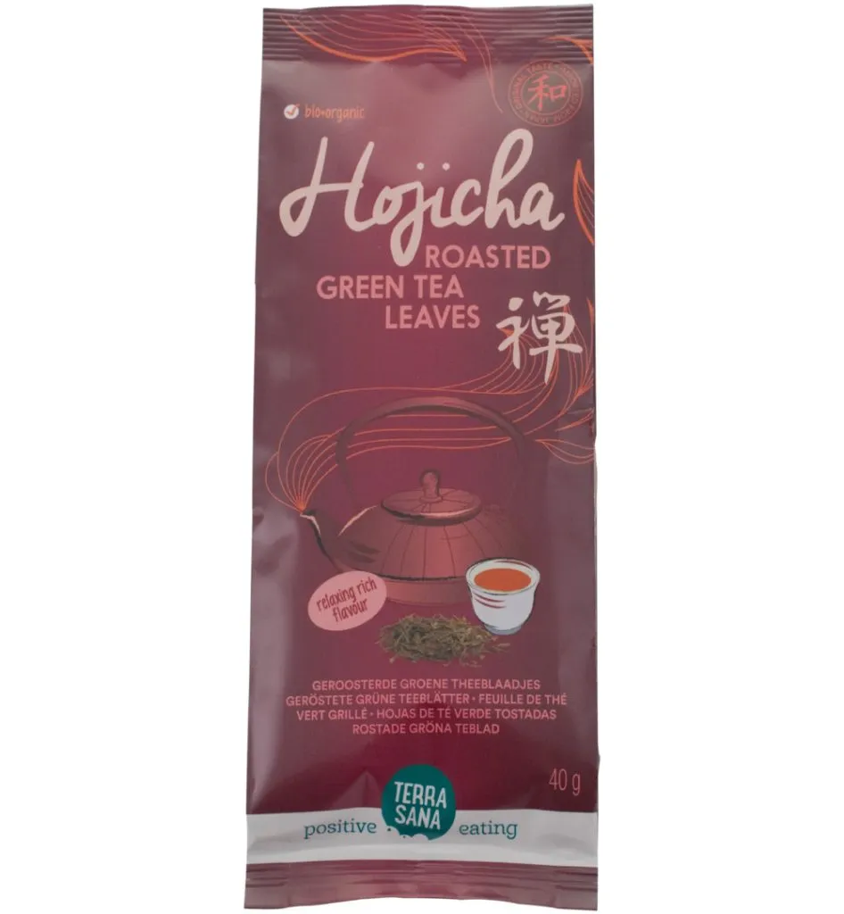 Terrasana Hojicha Geroosterdegroene Theeblaadjes Bio (40 gr)