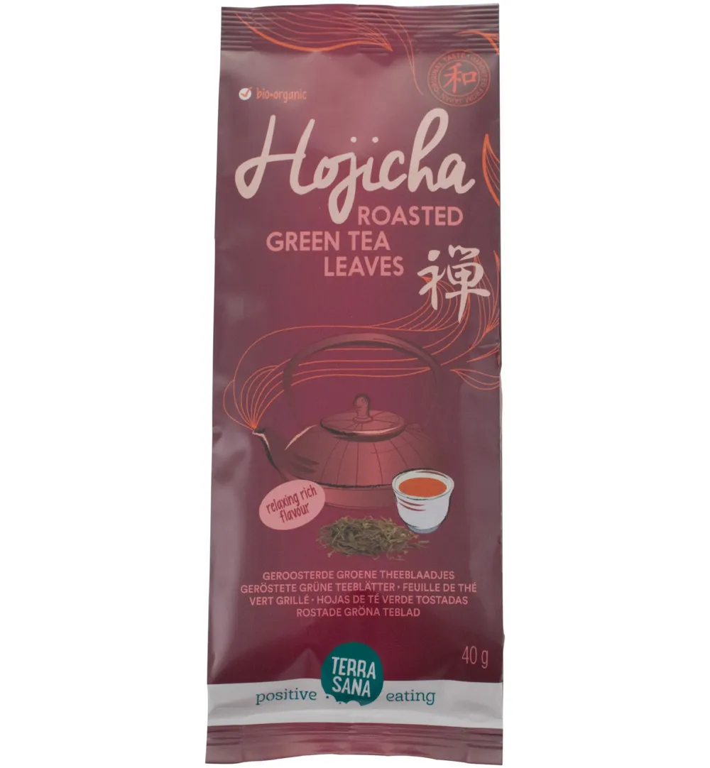 Terrasana Hojicha Geroosterdegroene Theeblaadjes Bio (40 gr)